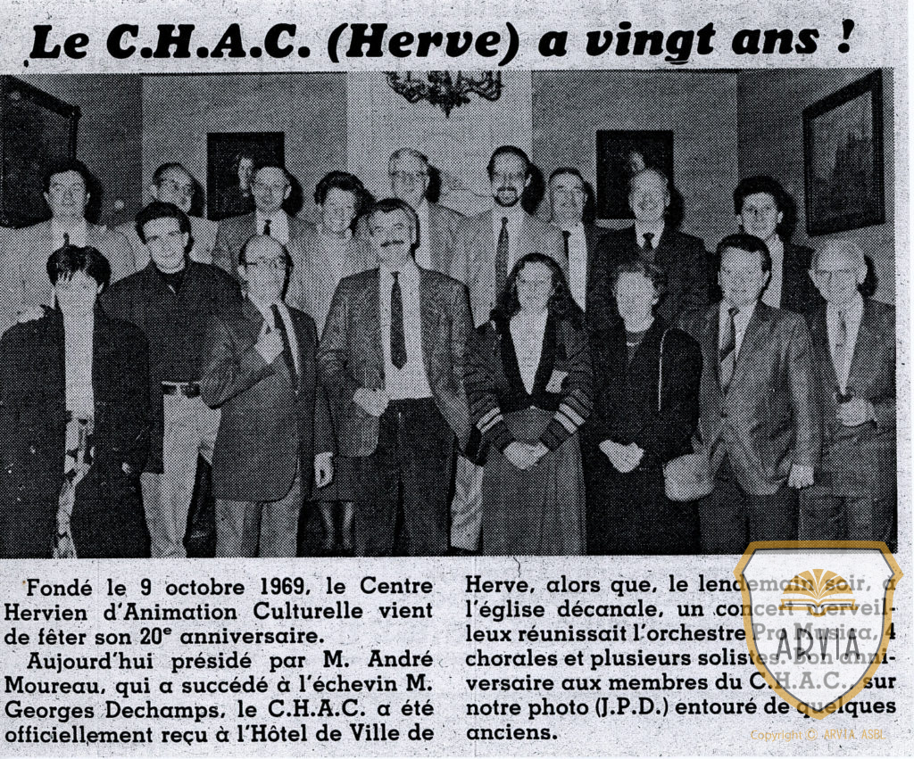 Herve 19 Chac Coupure De Presse Anniversaire Ans Arvia Archives Herve Herve 19 Chac Coupure De Presse Anniversaire Ans Arvia Archives Herve