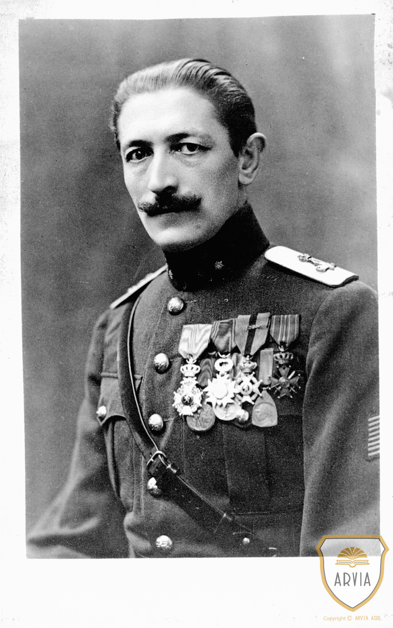 HERVE19xx Militaires à identifier (photos Sougné) ARVIA Archives Herve